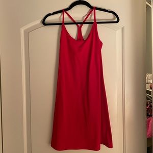 Outdoor Voices Red Exercise Dress